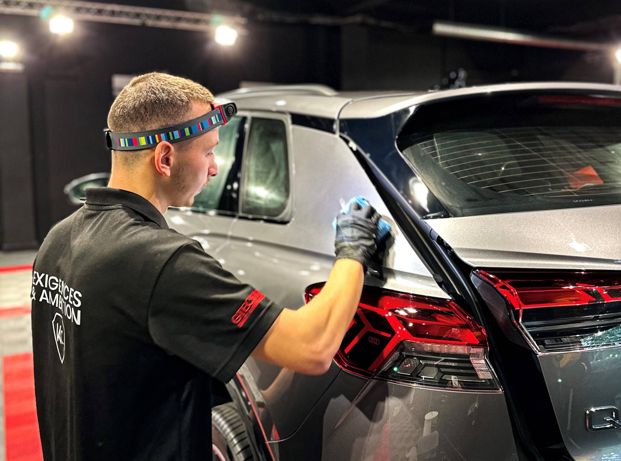 Application sur-mesure d'une protection céramique sur une Audi
