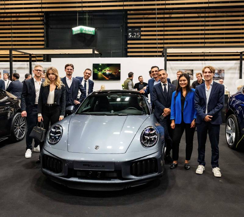 KapitalCar'e en partenariat avec le Centre Porsche de Lyon pendant le Salon de l'Auto 2025
